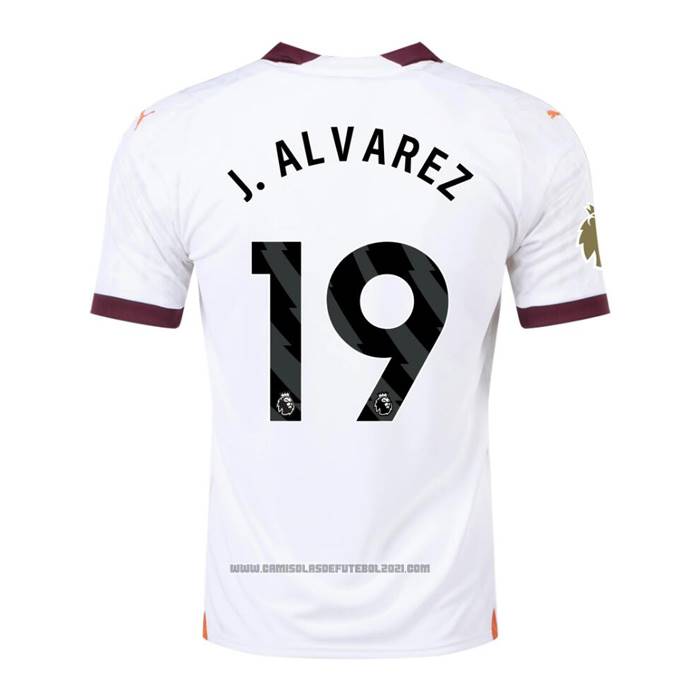 Camisola Manchester City Jogador J.Alvarez 2º 2023-2024